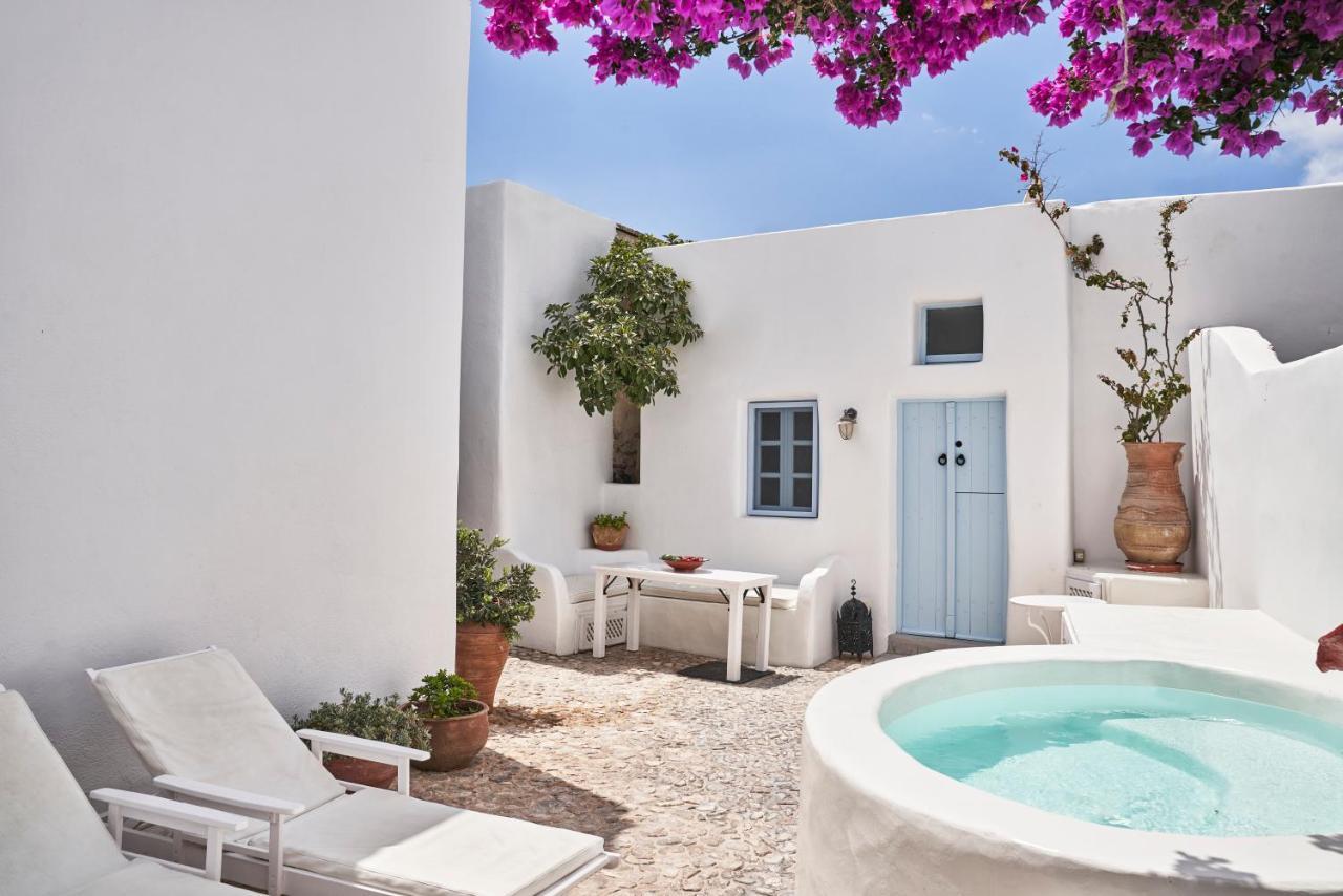 2 Bedroom Charming Villa With Outdoors Jacuzzi Megalochori  Exterior foto